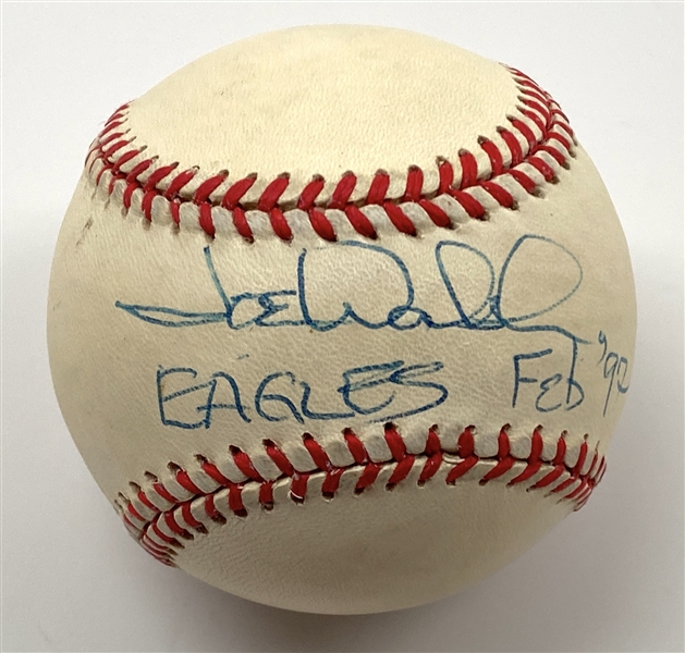 The Eagles: Joe Walsh Signed Baseball (JSA Authentication) 