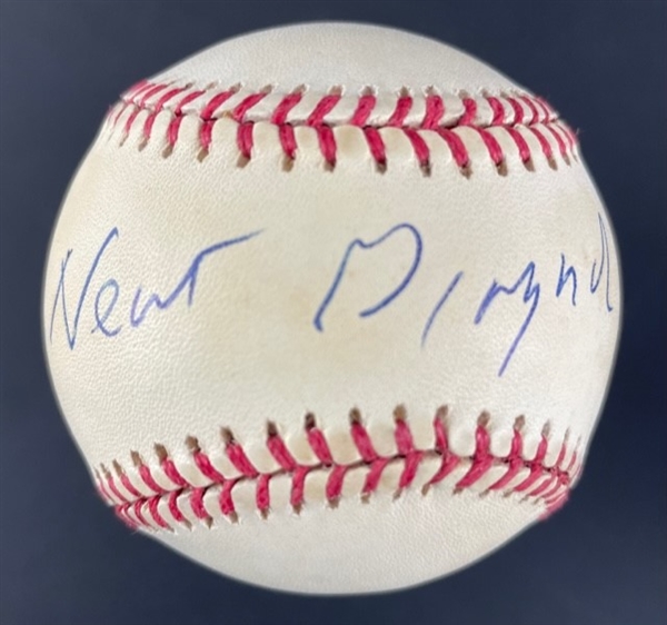 Newt Gingrich Signed ONL Baseball (Beckett/BAS)