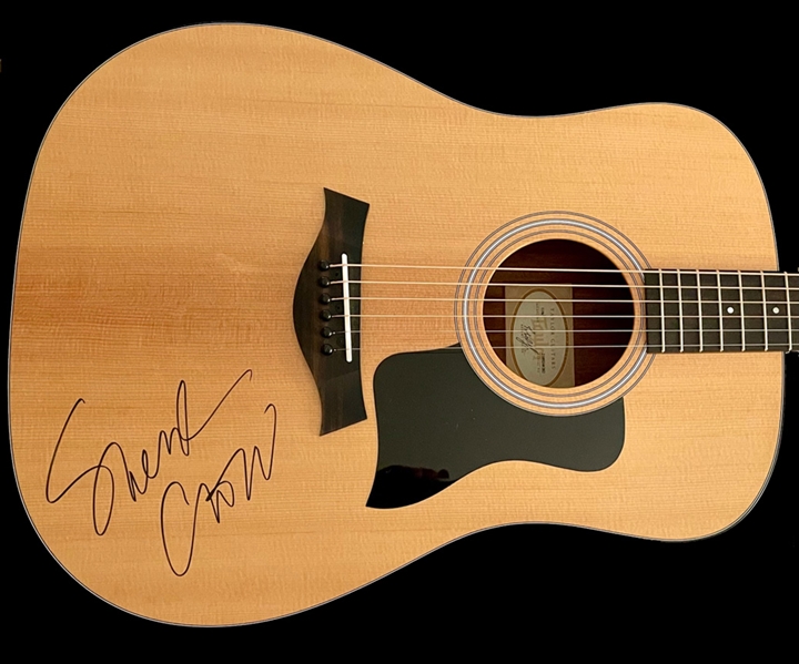 Sheryl Crow Signed Taylor Acoustic Guitar with Grammy Museum Letter of Authenticity! 