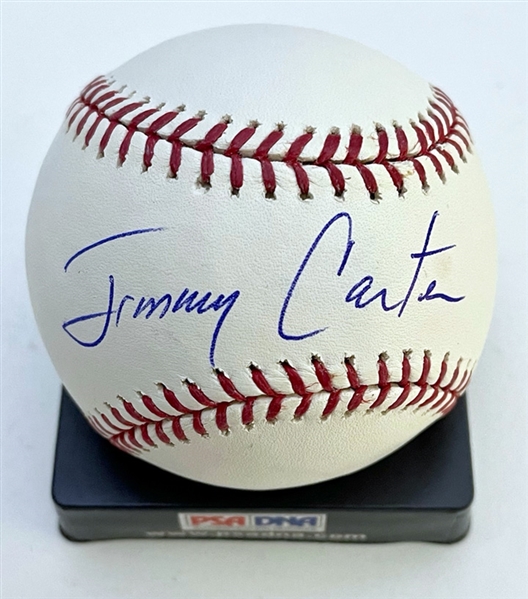 President Jimmy Carter Signed Baseball w/Full Signature! (PSA/DNA)