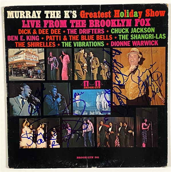Murray the K’s “Greatest Holiday Show" In-Person Group Signed Record Album (5 Sigs) (John Brennan Collection) (Beckett/BAS Guaranteed) 