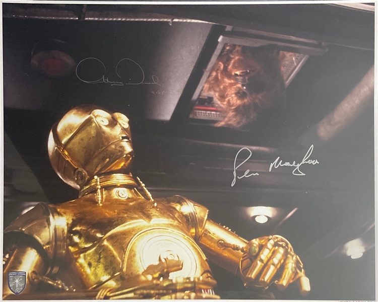 Star Wars: Daniels & Mayhew Signed 16" x 20" Photo (Official Pix Sticker)