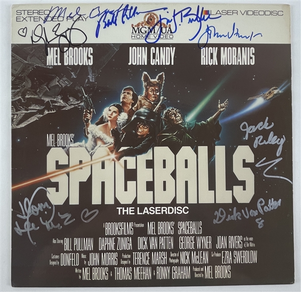 Spaceballs : Cast Signed Laserdisc Cover (BAS/ Beckett Guaranteed)