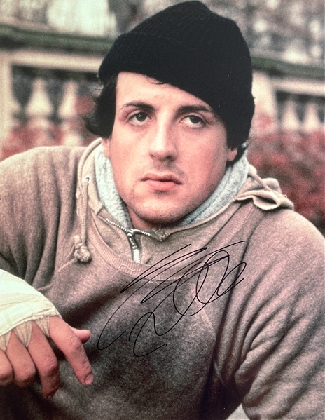 Sylvester Stallone Signed 16" x 20" Rocky Balboa Photo ( BAS/ Beckett Guaranteed )
