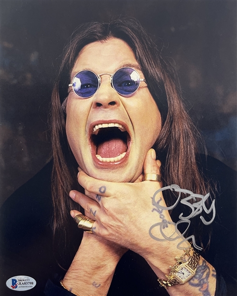 Ozzy Osbourne Signed 8" x 10" Photo (BAS LOA)