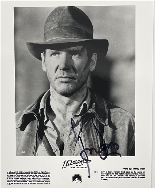 Harrison Ford Signed 8" x 10" Indiana Jones Photo (BAS LOA)