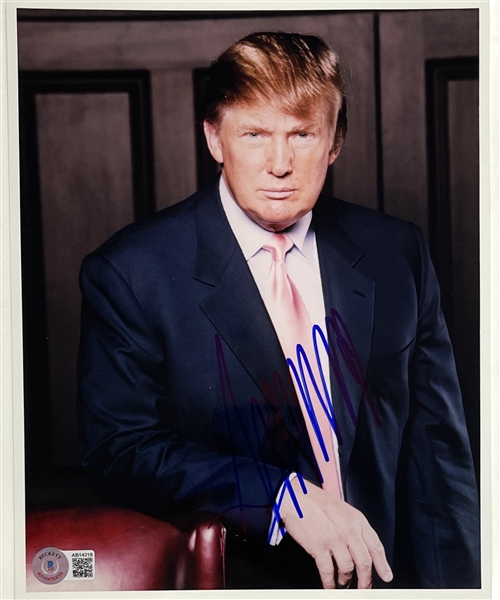 Donald Trump Signed 8" x 10" Photo (BAS LOA)