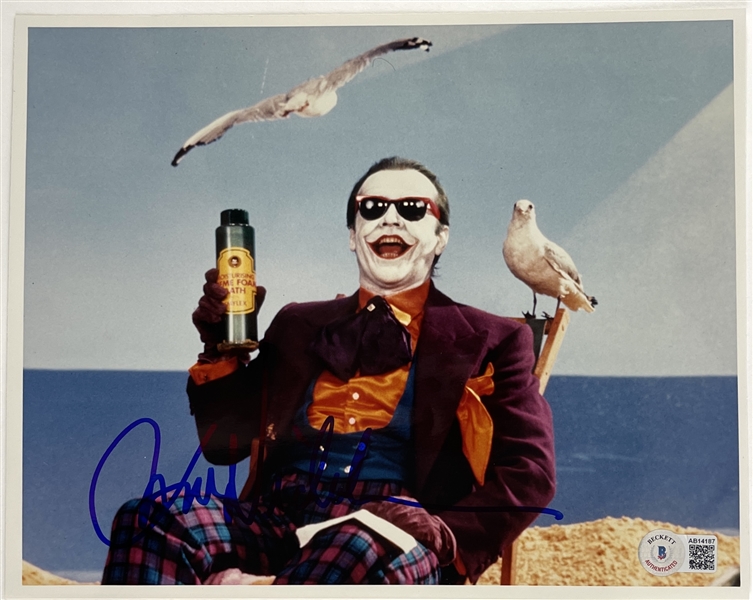 Jack Nicholson Signed 8" x 10" Photo (BAS LOA)
