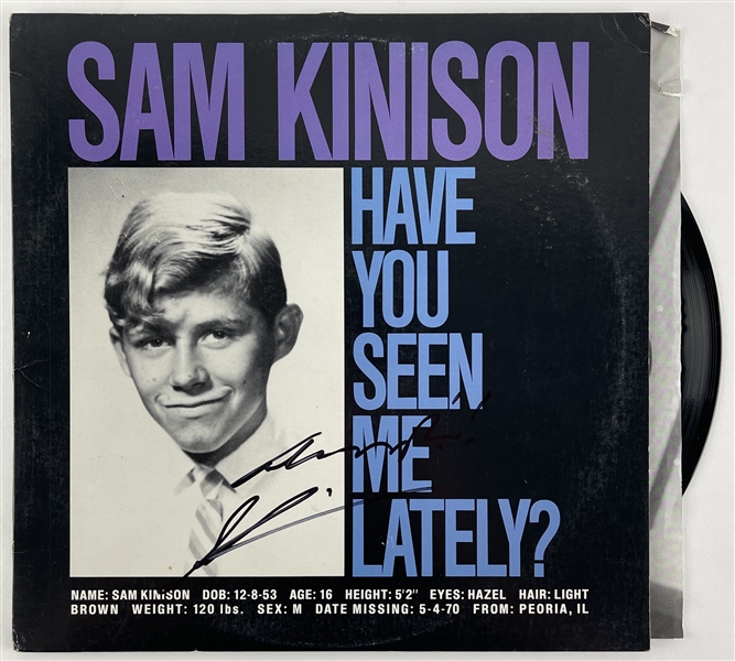 Sam Kinison Signed "Have You Seen Me Lately" Album w/ Vinyl (BAS LOA)