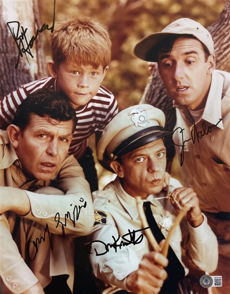 Andy Griffith Show Cast Signed 11" x 14" Photo (BAS LOA)