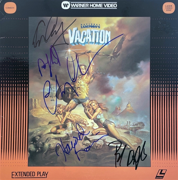 "Vacation" Cast Signed Laserdisc Cover (BAS LOA)