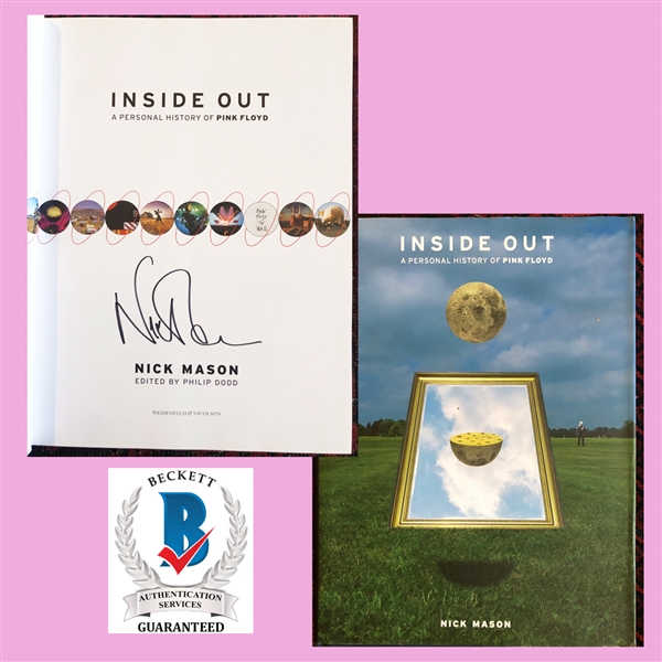 Pink Floyd: Nick Mason Signed "Inside Out" Hardcover Book (Beckett/BAS Guaranteed)