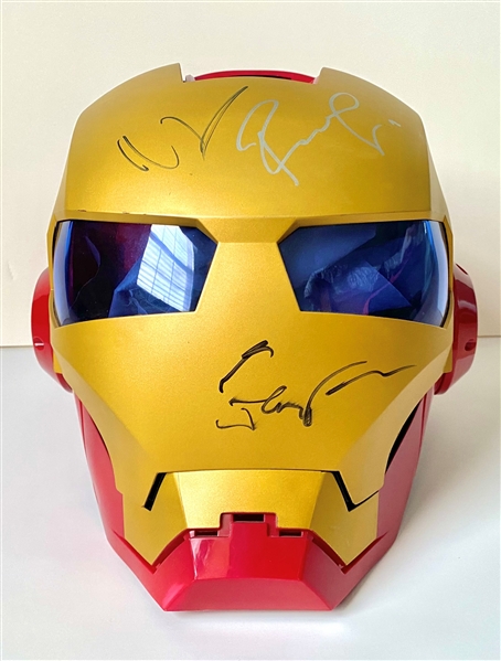 "Iron Man 2" Cast Signed Replica Helmet with Downey, Favreau & Rourke! (Beckett/BAS Guaranteed)