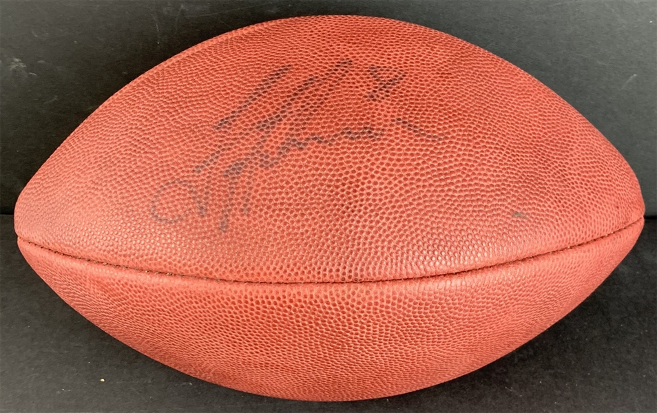 Troy Aikman Signed NFL Leather Game Model Football (UDA COA & Presentation Box)