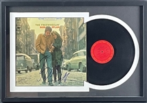 Bob Dylan Spectacular Signed "The Freewheelin" Record Album Cover (Beckett/BAS)