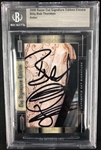 2008 Razor Cut Signature Edition Encore Autographed Cut featuring Billy Bob Thornton, 2.25" x 3" (Beckett Encapsulated)