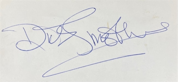 The Smothers Brothers: Dick & Tom Individually Signed Index Cards (Beckett/BAS)