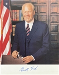 President Gerald R. Ford Signed 8" x 10" Color Photo (Beckett/BAS Guaranteed)