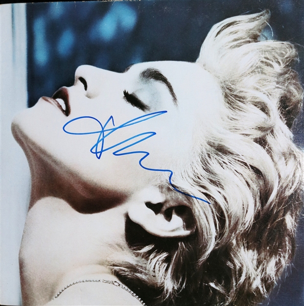 Madonna Rare Signed True Blue Record Album Cover (PSA/DNA LOA)