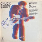 Chuck Berry Signed "Johnny B. Goode" Album Cover (BAS)