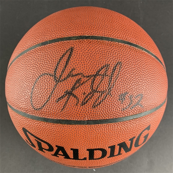 Jason Kidd Signed Spalding I/O Composite Model Basketball (Beckett/BAS COA)