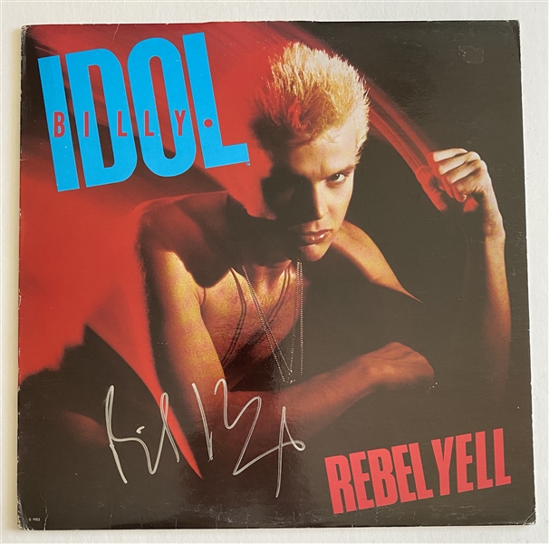 Billy Idol Signed "Rebel Yell" Album w/ Vinyl  (JSA COA)