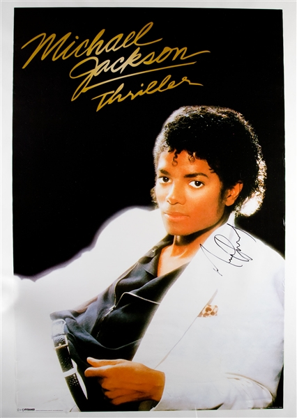 Michael Jackson Signed 24" x 36" Poster (JSA LOA)