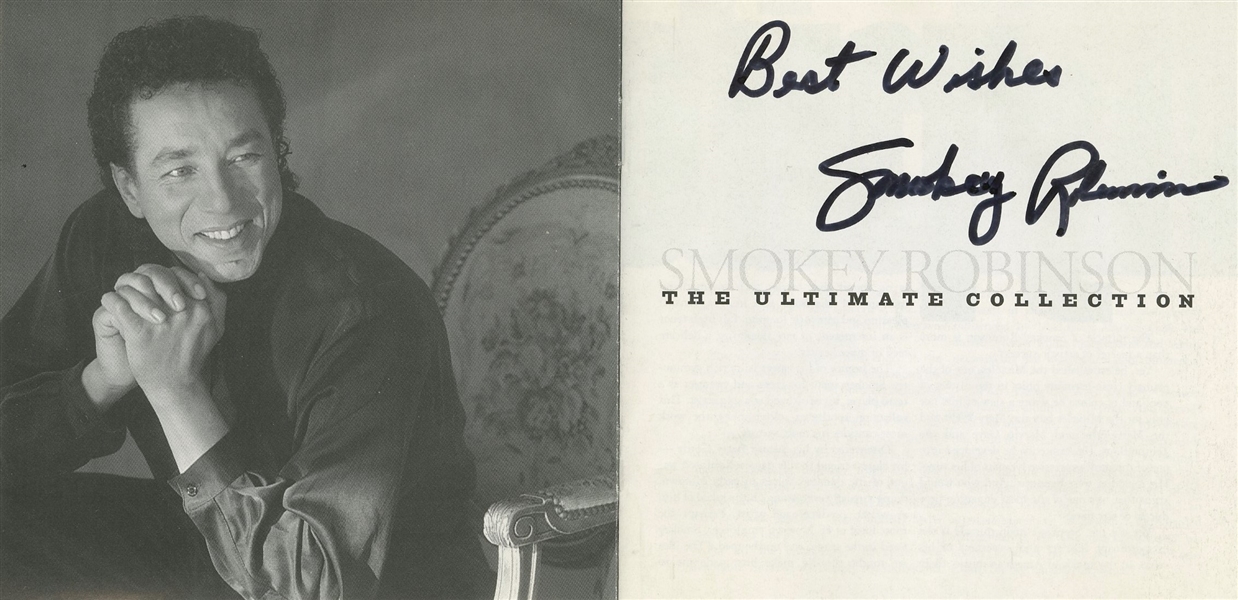 Smokey Robinson Signed Greatest Hits Album (BAS GUARANTEED)