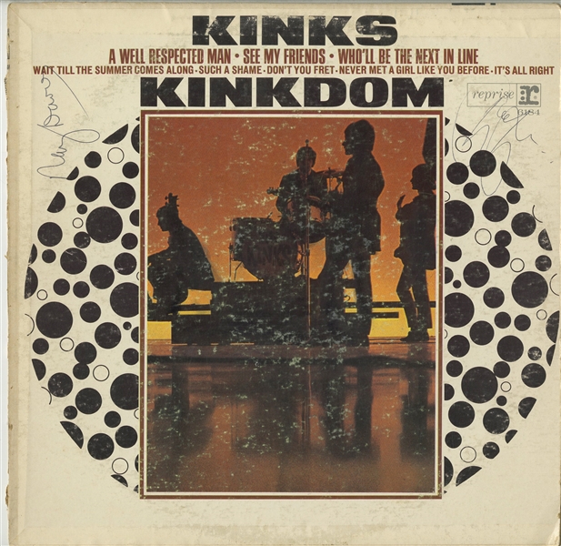 Ray & Dave Davies Signed "Kinks Kingdom" LP (BAS Guaranteed)