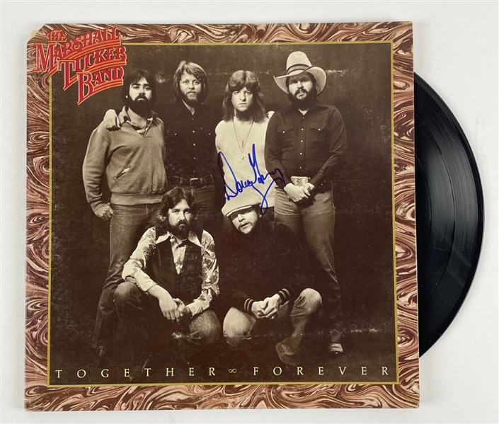 The Marshall Tucker Band : Doug Gray Signed "Together Forever" Album w/ Vinyl (BAS Guaranteed)
