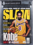 Kobe Bryant Signed March 1998 SLAM Magazine (Beckett/BAS Encapsulated)