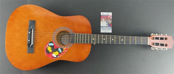 Ed Sheeran Signed Acoustic Guitar with Custom Pickguard (JSA COA)
