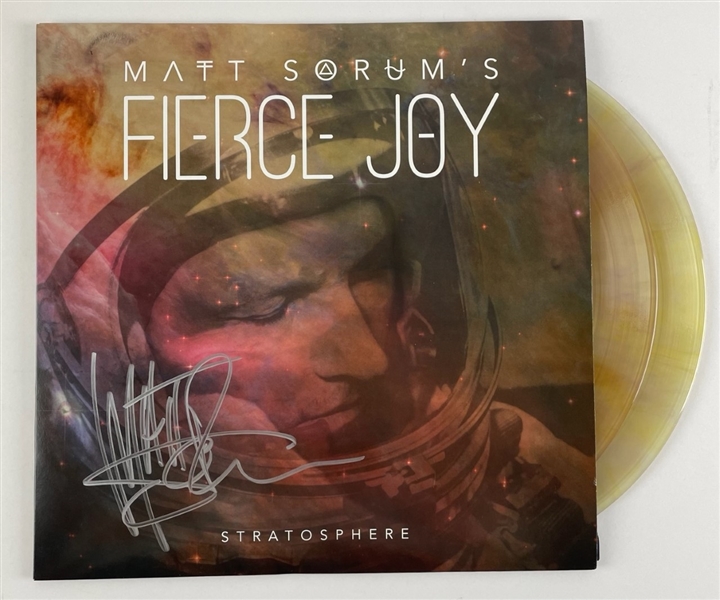 G&R HOF Member Matt Sorum Signed "Fierce Joy" Solo Album W/ Vinyl (Beckett/BAS Guaranteed)
