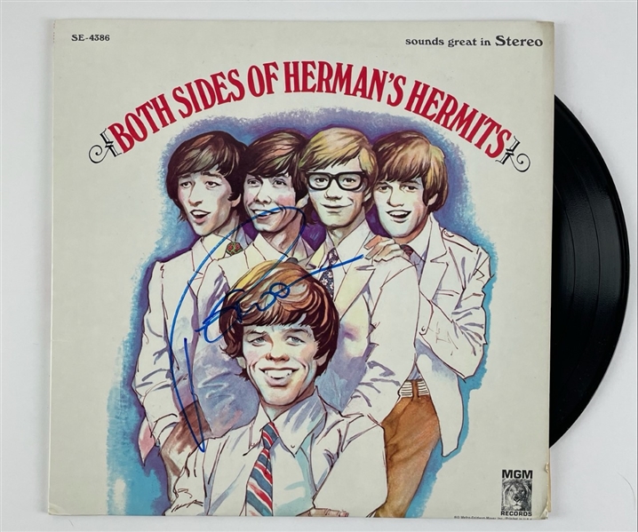 Peter Noone Signed Hermans Hermits Album W/ Vinyl (BAS Guaranteed)