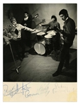 The Who RARE Early Group Signed Photograph 1964/1965 (4 Sigs) (UK) (Tracks COA)