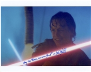 Star Wars: Mark Hamill With Great Quote Signed 10” x 8” Photo from “The Empire Strikes Back” (Beckett/BAS Guaranteed)