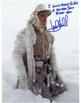 Star Wars: Mark Hamill With Great Quote Signed 8” x 10” Photo from “The Empire Strikes Back” (Beckett/BAS Guaranteed)