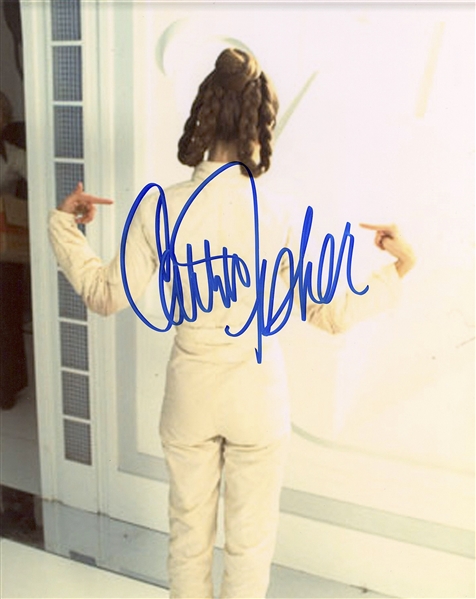 Star Wars: Carrie Fisher 8” x 10” Signed Photo from “The Empire Strikes Back” (Beckett/BAS Guaranteed) 