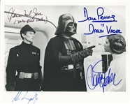 Star Wars: Fisher, Prowse, and Jones 10” x 8” Signed Photo from “A New Hope” (Beckett/BAS Guaranteed) 