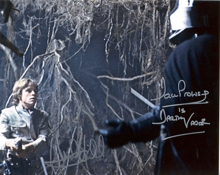 Star Wars: Hamill & Prowse 10”x 8” Signed Photo from “The Empire Strikes Back” (Beckett/BAS Guaranteed) 