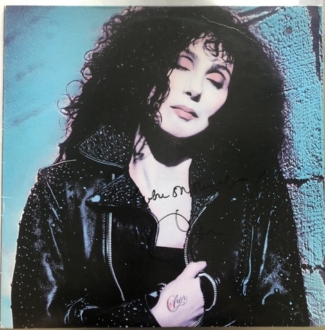 Cher Signed Self-Titled LP Album Record With Quote (Beckett/BAS Guaranteed) 