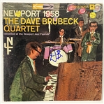 Dave Brubeck In-Person Signed “Newport 1958” Album Record (John Brennan Collection) (Beckett/BAS Authentication)