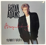 Bryan Adams “You Want It. You Got It” Signed 12” EP Record (Beckett/BAS Guaranteed) 