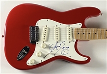 Chuck Berry Signed Fender Squier Stratocaster Guitar (Beckett/BAS Guaranteed) 