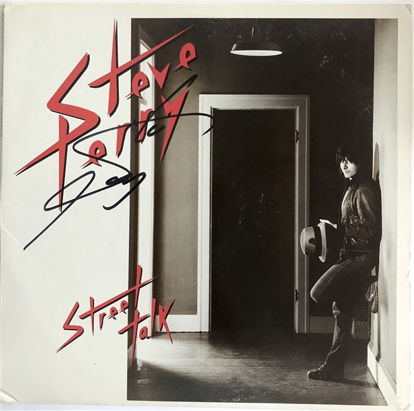 Journey: Steve Perry Signed “Street Talk” Record Album (Beckett/BAS Guaranteed) 