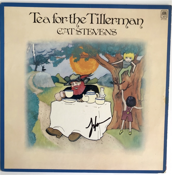 Cat Stevens Signed “Tea For The Tillerman” Record Album (Beckett/BAS Guaranteed) 
