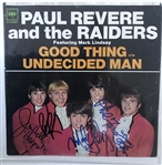 Paul Revere & The Raiders Group Signed “Good Thing / Undecided Man” 45 RPM Record (4 Sigs) (Roger Epperson/REAL LOA) 