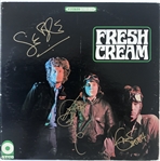 Cream Group Signed “Fresh Cream” Album Record (3 Sigs) (Beckett/BAS Guaranteed) 