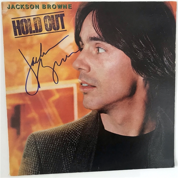 Jackson Browne Signed “Hold Out” Record Album (Beckett/BAS Guaranteed) 