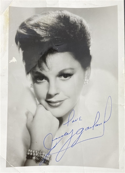 Judy Garland Signed B&W Photograph (Beckett/BAS Guaranteed)